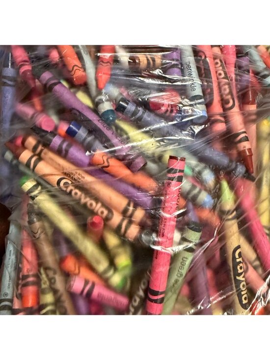 Crayola Other - Bulk Assorted Broken Crayons 4 Pounds Mixed Colors Arts, Crafts Supplies, Meltin